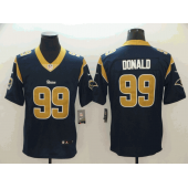 Los Angeles Rams #99 Aaron Donald Navy Vapor Untouchable Player Limited Nike NFL Men Jersey