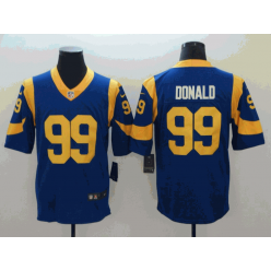 Los Angeles Rams #99 Aaron Donald Royal Vapor Untouchable Limited Nike NFL Men Jersey
