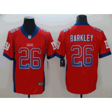 New York Giants #26 Saquon Barkley Red Drift Fashion Limited Nike NFL Men Jersey