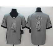 Oakland Raiders #4 Derek Carr Gray Drift Fashion Limited Nike NFL Men Jersey