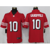 San Francisco 49ers #10 Jimmy Garoppolo Red Color Rush Vapor Untouchable Limited Nike NFL Men Jersey