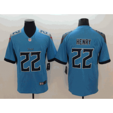 Tennessee Titans #22 Derrick Henry Light Blue New 2018 Vapor Untouchable Limited Nike NFL Men Jersey