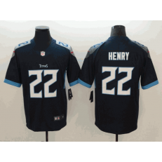 Tennessee Titans #22 Derrick Henry Navy New 2018 Vapor Untouchable Limited Nike NFL Men Jersey