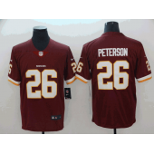 Washington Redskins #26 Adrian Peterson Red Drift Fashion Limited Nike NFL Men Jersey