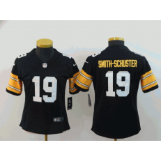 Women Nike Pittsburgh Steelers #19 JuJu Smith-Schuster Black Alternate Vapor Untouchable Limited Jersey