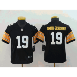 Youth Nike Pittsburgh Steelers #19 JuJu Smith-Schuster Black Alternate Vapor Untouchable Limited Jersey