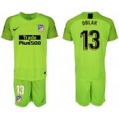 2018-19 Atletico Madrid #13 OBLAK Fluorescent Green Goalkeeper Soccer Jersey