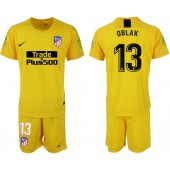 2018-19 Atletico Madrid #13 OBLAK Yellow Goalkeeper Soccer Jersey