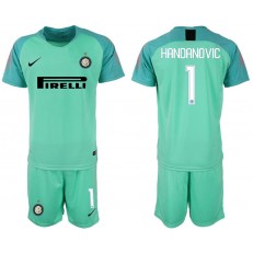 2018-19 Inter Milan #1 HANDANOVIC Green Goalkeeper Soccer Jersey