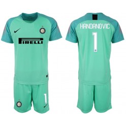 2018-19 Inter Milan #1 HANDANOVIC Green Goalkeeper Soccer Jersey