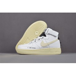 NIKE AIR FORCE 1 HI UTILITY WHITE BLACK CREAM AJ7311-100