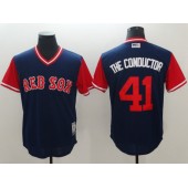 Boston Red Sox #41 Chris Sale The Conductor Navy 2018 Players' Weekend Authentic Team Jersey