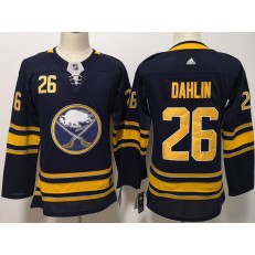 Buffalo Sabres #26 Rasmus Dahlin Navy Women Adidas Jersey