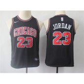 Chicago Bulls #23 Michael Jordan Black Nike Swingman Youth Jersey