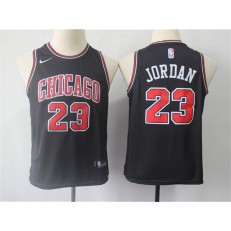Chicago Bulls #23 Michael Jordan Black Nike Swingman Youth Jersey