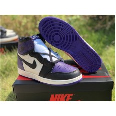 AIR JORDAN 1 HI GS COURT PURPLE 575441-501