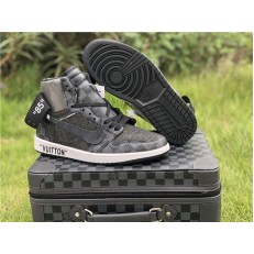 AIR JORDAN 1 OFF-LOUIS DEEP GREY