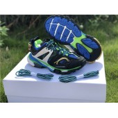 BALENCIAGA TRACK TRAINERS 3.0 BLACK BLUE AND GREEN