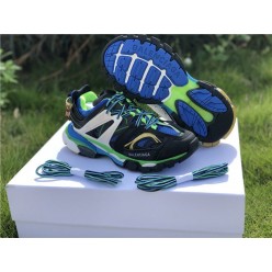BALENCIAGA TRACK TRAINERS 3.0 BLACK BLUE AND GREEN