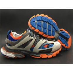 BALENCIAGA TRACK TRAINERS 3.0 ORANGE WHITE DARK GREY AND BLUE 542023 W1GB1 7580