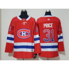 Montreal Canadiens #31 Carey Price Red Drift Fashion Adidas NHL Men Jersey