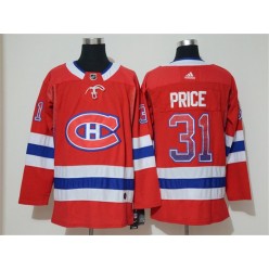 Montreal Canadiens #31 Carey Price Red Drift Fashion Adidas NHL Men Jersey