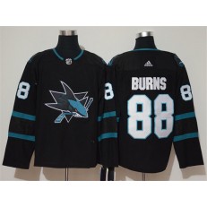 San Jose Sharks #88 Brent Burns Black Adidas NHL Men Jersey