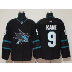 San Jose Sharks #9 Evander Kane Black Adidas NHL Men Jersey