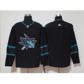 San Jose Sharks #Blank Black Adidas NHL Men Jersey
