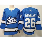 Winnipeg Jets #26 Blake Wheeler Blue Alternate Adidas NHL Men Jersey