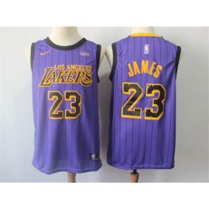 Los Angeles Lakers #23 Lebron James 2019 City Edition Nike Swingman Jersey