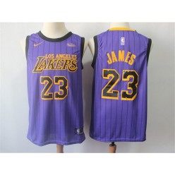 Los Angeles Lakers #23 Lebron James 2019 City Edition Nike Swingman Jersey