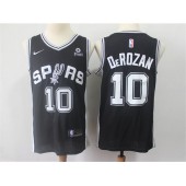 San Antonio Spurs #10 DeMar DeRozan Black Nike Swingman Jersey