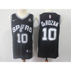 San Antonio Spurs #10 DeMar DeRozan Black Nike Swingman Jersey