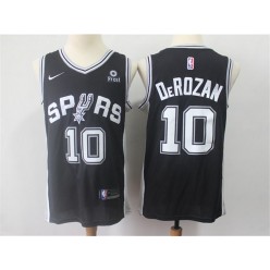 San Antonio Spurs #10 DeMar DeRozan Black Nike Swingman Jersey
