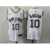 San Antonio Spurs #10 DeMar DeRozan White Nike Swingman Jersey