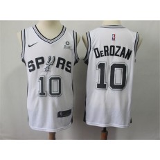 San Antonio Spurs #10 DeMar DeRozan White Nike Swingman Jersey