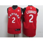 Toronto Raptors #2 Kawhi Leonard Red Nike Authentic Jersey