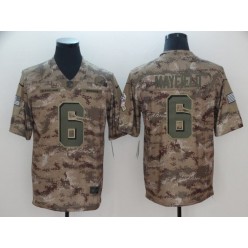 Cleveland Browns #6 Baker Mayfield Camo Salute To Service Limited Nike NFL Men Jersey