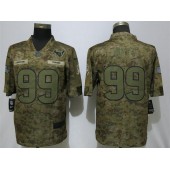 Houston Texans #99 J.J. Watt Camo Salute To Service Limited Nike NFL Men Jersey