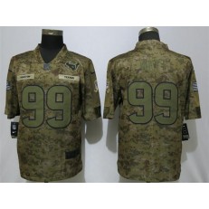 Houston Texans #99 J.J. Watt Camo Salute To Service Limited Nike NFL Men Jersey