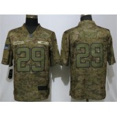 Kansas City Chiefs #29 Eric Berry Camo Salute To Service Limited Nike NFL Men Jersey