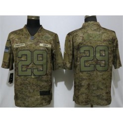 Kansas City Chiefs #29 Eric Berry Camo Salute To Service Limited Nike NFL Men Jersey