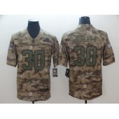 Los Angeles Rams #30 Todd Gurley II Camo Salute To Service Limited Nike NFL Men Jersey