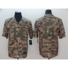 Minnesota Vikings #14 Stefon Diggs Camo Salute To Service Limited Nike NFL Men Jersey
