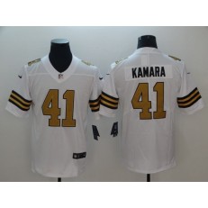 New Orleans Saints #41 Alvin Kamara White Color Rush Limited Nike NFL Men Jersey