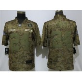 Oakland Raiders #24 Marshawn Lynch Camo Salute To Service Limited Nike NFL Men Jersey