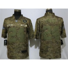 Oakland Raiders #24 Marshawn Lynch Camo Salute To Service Limited Nike NFL Men Jersey
