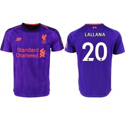 2018-19 Liverpool #20 LALLANA Third Away Thailand Soccer Jersey