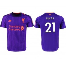 2018-19 Liverpool #21 LUCAS Third Away Thailand Soccer Jersey